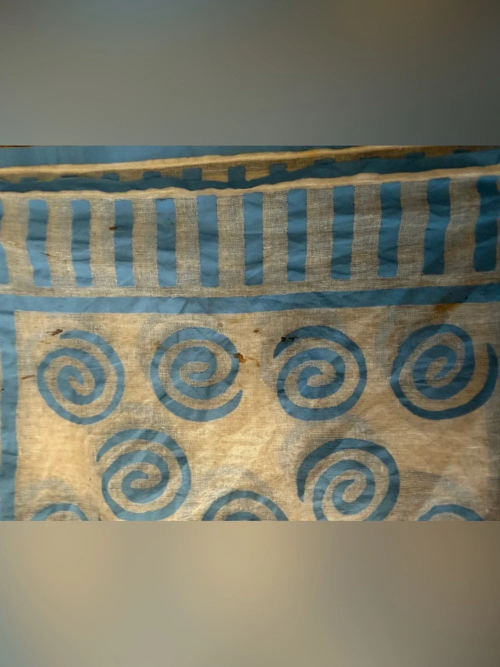 Pier 1 Imports Blue Geometric Swirl Napkins And Placemats Set Of Four